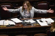 La primera ministra Giorgia Meloni