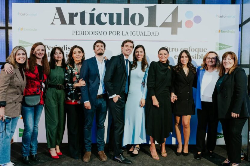 Pablo con periodistas