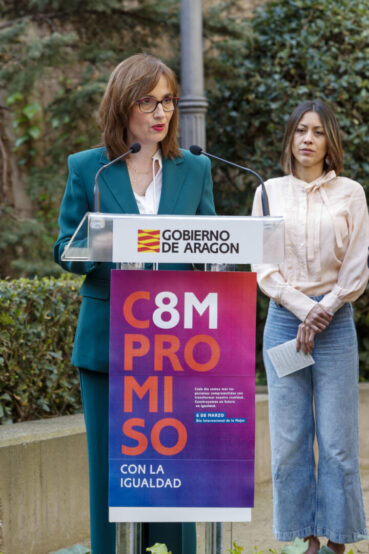 La directora del Instituto Aragonés de la Mujer, María Fe Antoñanzas