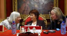 Una imagen correspondiente a la presentación de la primera Asociación de Mujeres Juezas de España (AMJE) en 2016