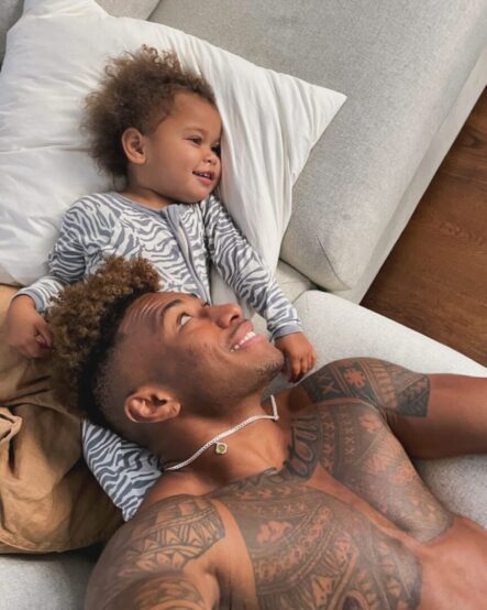 Ellia Green con su hija Tutú