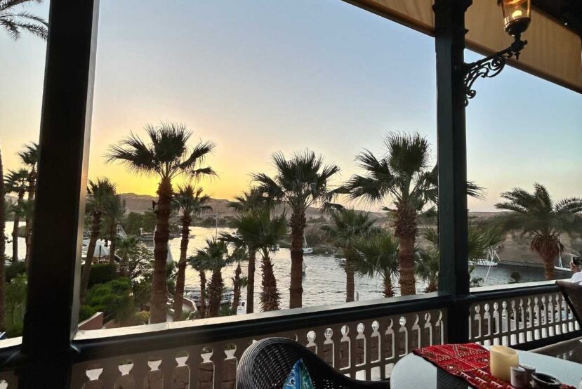 Vistas atardecer terraza