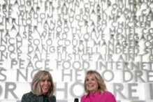 Jill Biden y Brigitte Macron