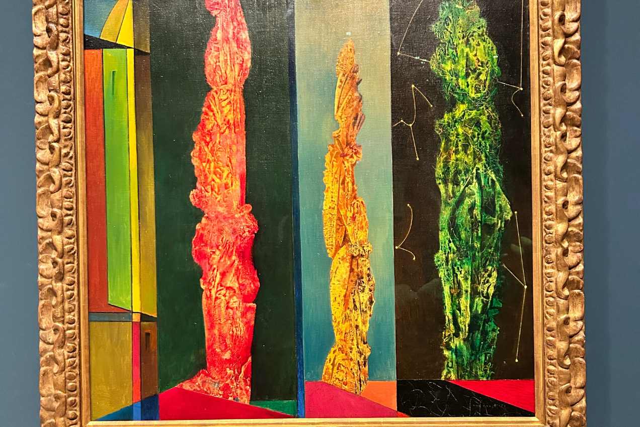Los tres cipreses, de Max Ernst