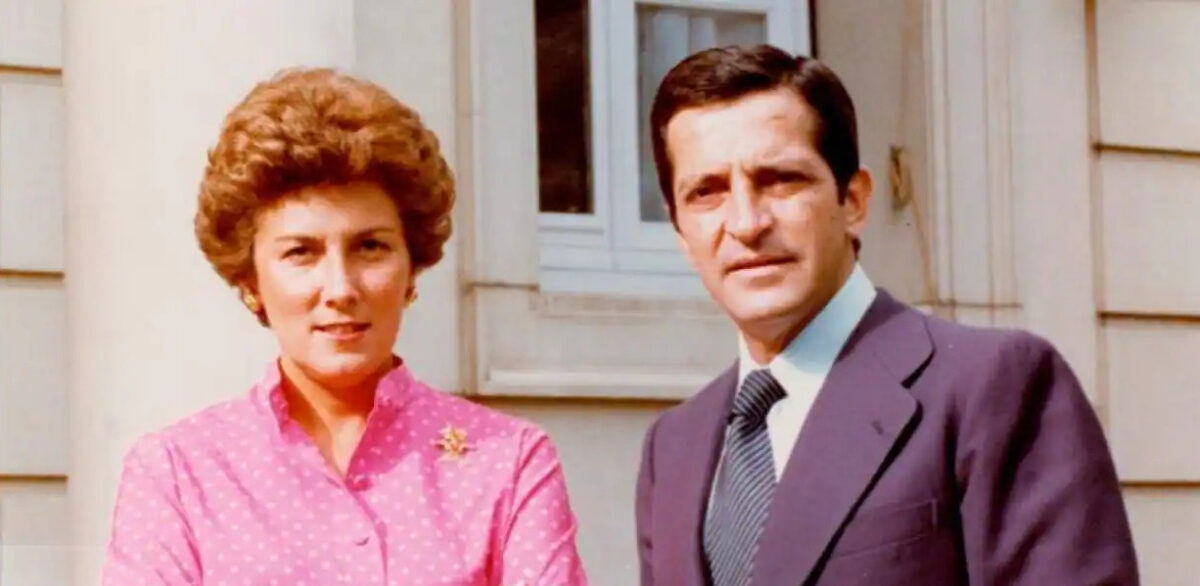 Amparo Illana y Adolfo Suárez