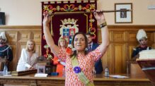 La alcaldesa de Palencia,