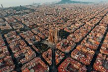 La ciudad de Barcelona - España