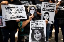 Protestas para la liberación de Rocío San Miguel