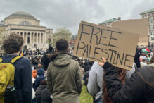 Protestas a favor de Palestina