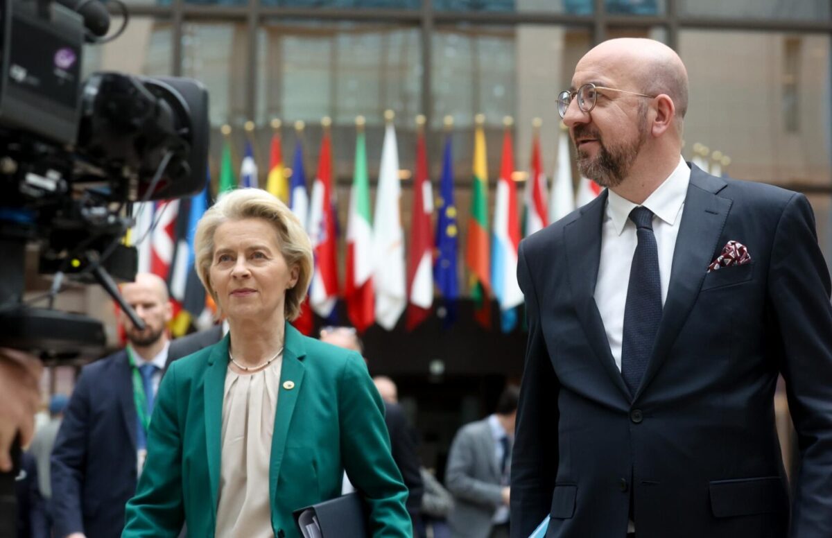 Von der Leyen y Michel
