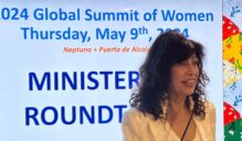 Ana Redondo, ministra de Igualdad en la inauguración del Global Summit of Women