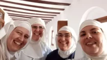 Sor Israel, sor Paloma, sor Adriana y sor Myriam