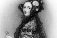 Retrato de la hija del poeta inglés Lord Byron. Su talento por las matemáticas le llevó a conseguir una notable posición.