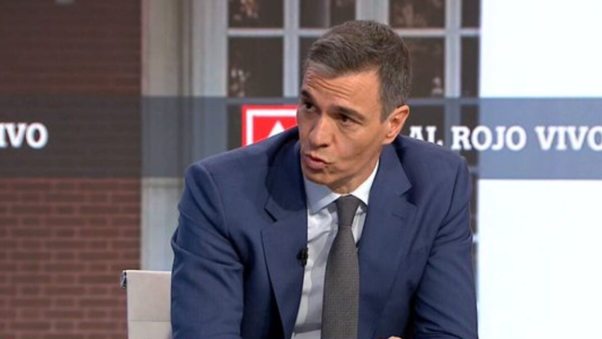 Pedro Sánchez, durante una entrevista en La Sexta este viernes.