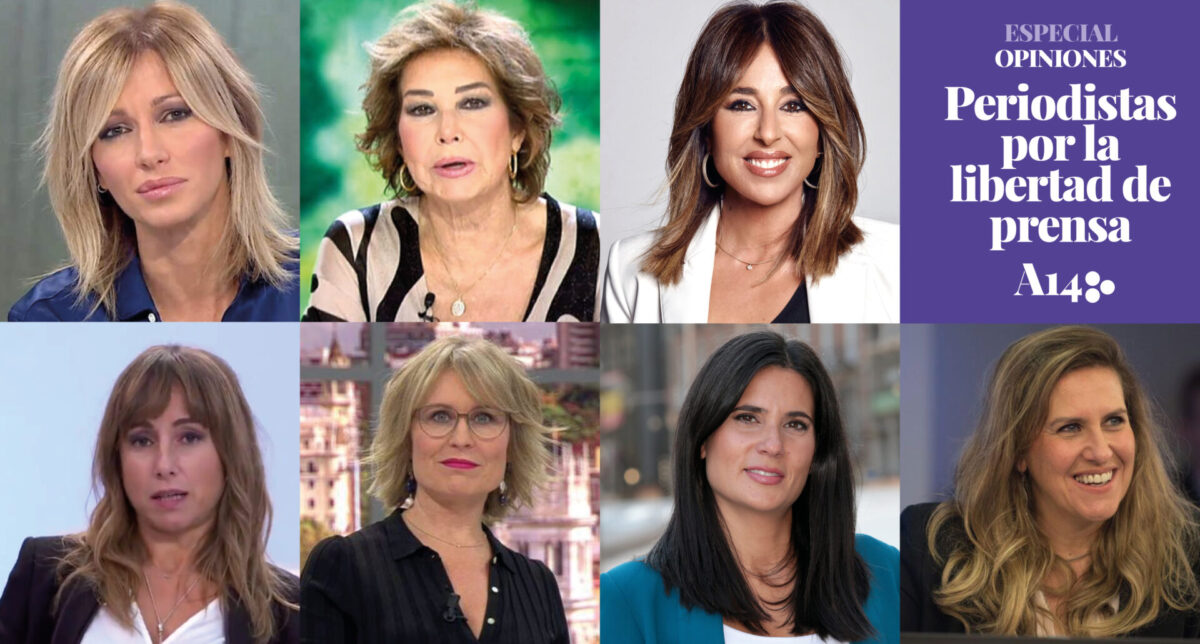 Susanna Griso, Ana Rosa Quintana, Ana Terradillos, Ana Pardo de Vera, María Rey, María Llapart y Cristina L. Slichting dan su opinión