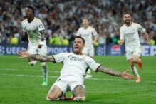 Joselu (Real Madrid) en las semifinales de la Champions contra el FC Bayern - Deportes