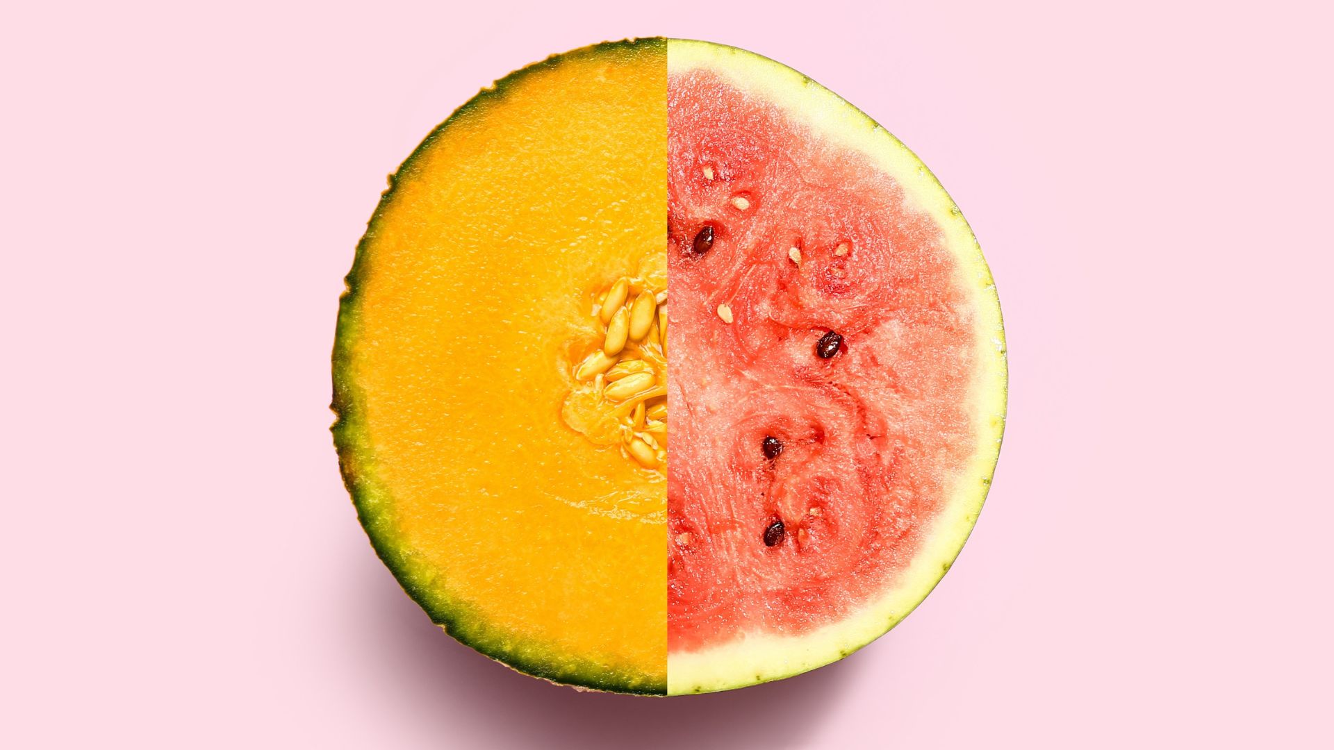 Imagen de melón y sandía