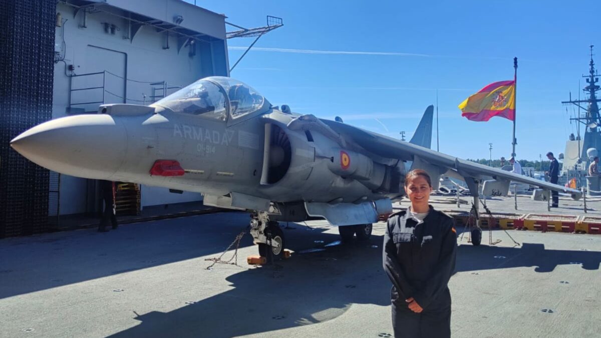La psicóloga en el buque Juan Carlos I