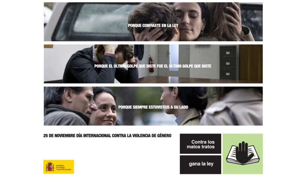 Primera campaña contra los malos tratos en 2006.