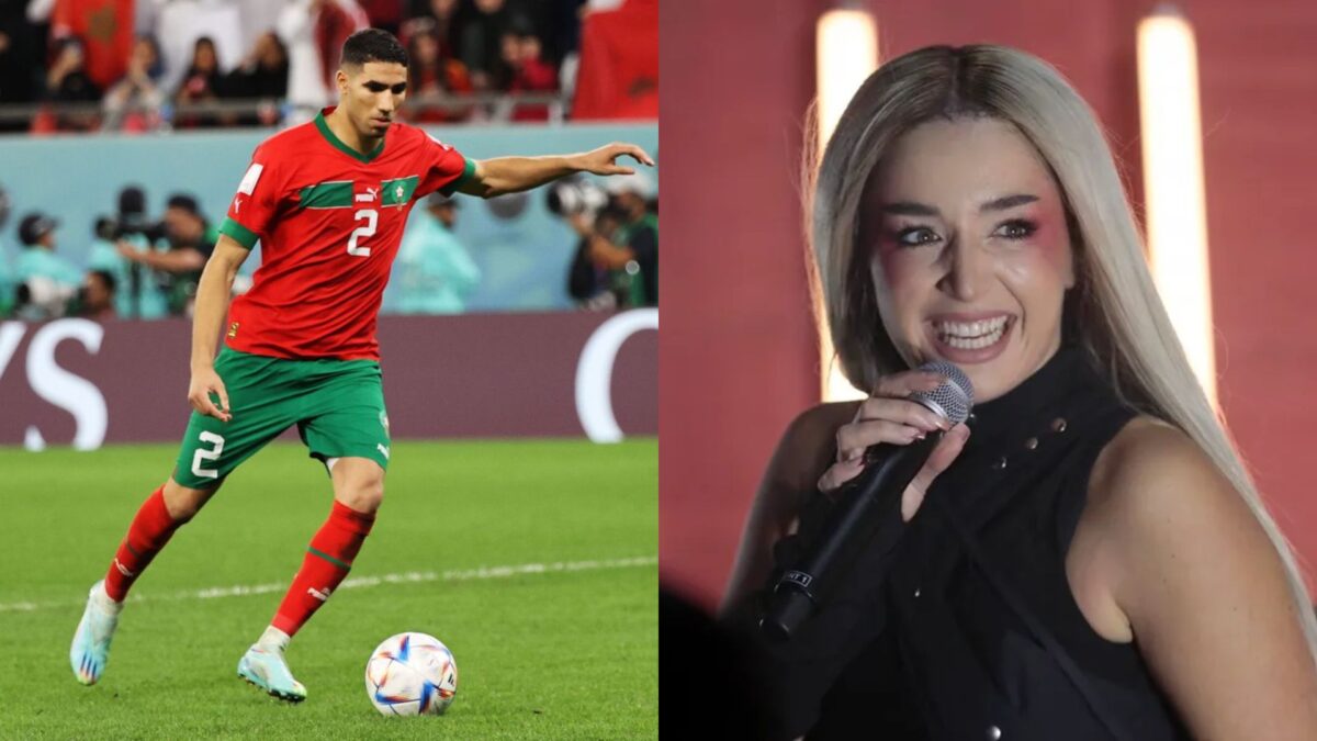 Achraf Hakimi y Lola Índigo - Sociedad
