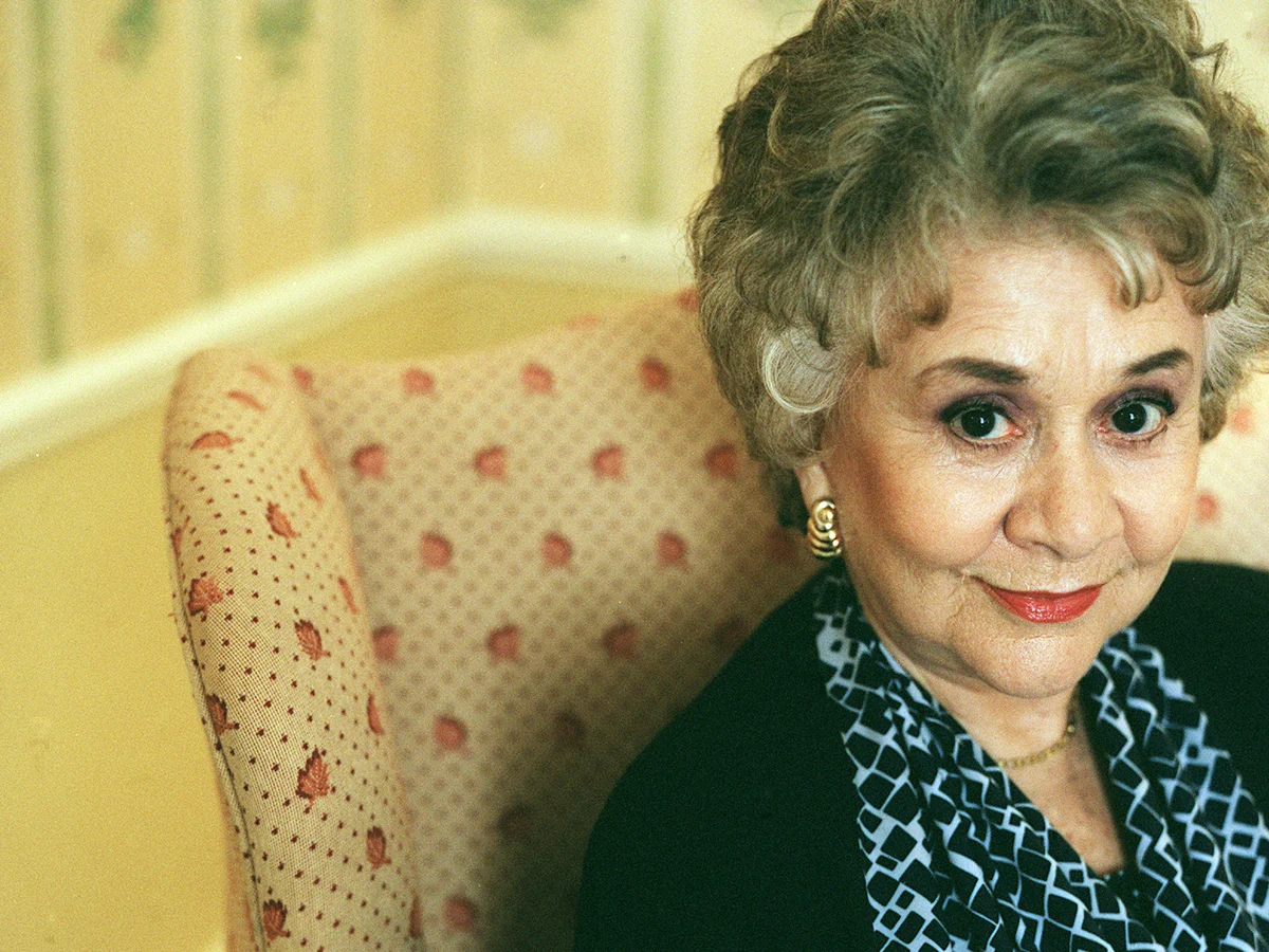 La actriz británica Joan Plowright