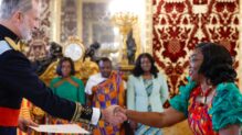 Felipe VI recibe a la embajadora de Ghana