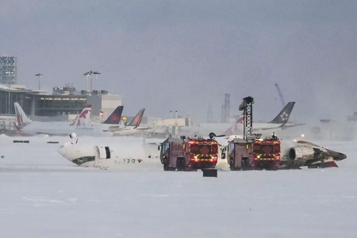 Accidente de avión Delta Airlines en Toronto - Internacional