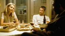 Gwyneth Paltrow, Brad Pitt y Morgan Freeman en 'Seven'