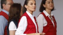 Doña Letizia, en viaje de cooperación a Guatemala el pasado año