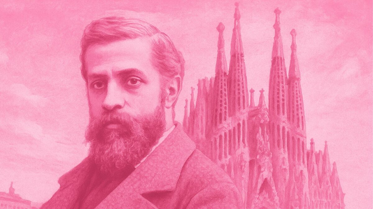 El arquitecto catalán Antoni Gaudí