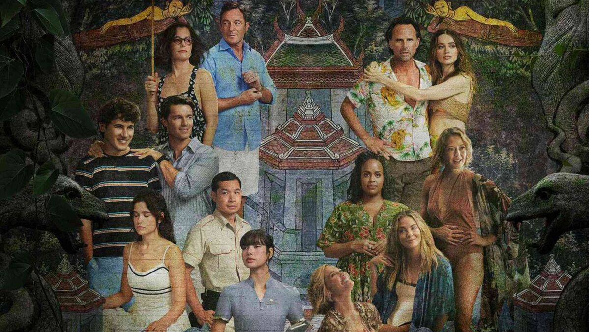 Montaje con todos los protagonistas de la tercera temporada de 'The White Lotus'