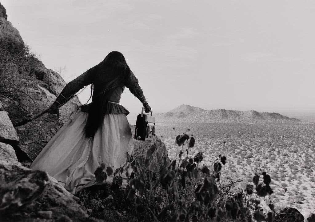 “Mujer Ángel, Desierto de Sonora, México (Angel Woman, Sonora Desert, Mexico),” 1979. Graciela Iturbide