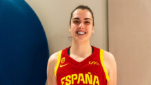 Paula Ginzo. Jugadora de la Selección de baloncesto femenino.