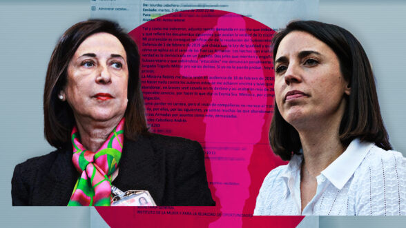 Margarita Robles e Irene Montero