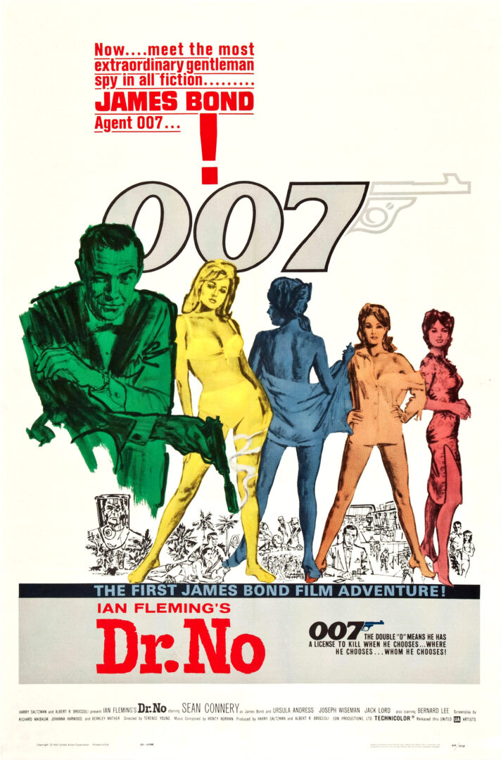 'Dr. No', una de las primera películas de James Bond, en 1962