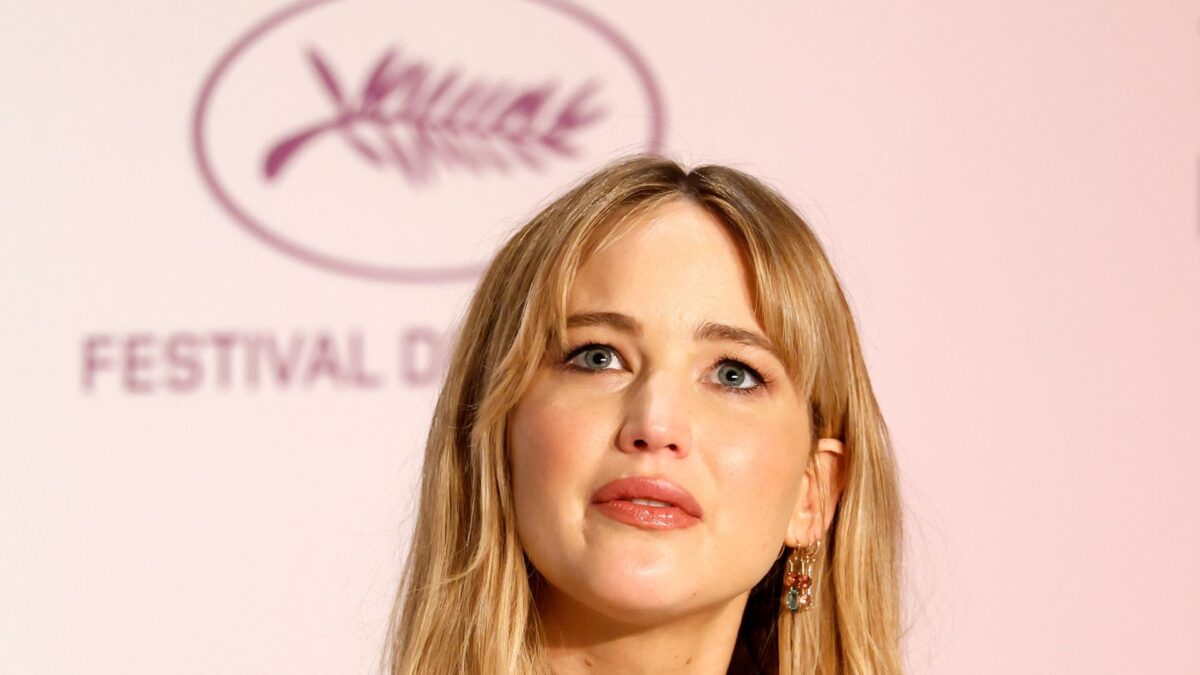 La actriz Jennifer Lawrence, durante la rueda de prensa del Festival de Cine de Cannes