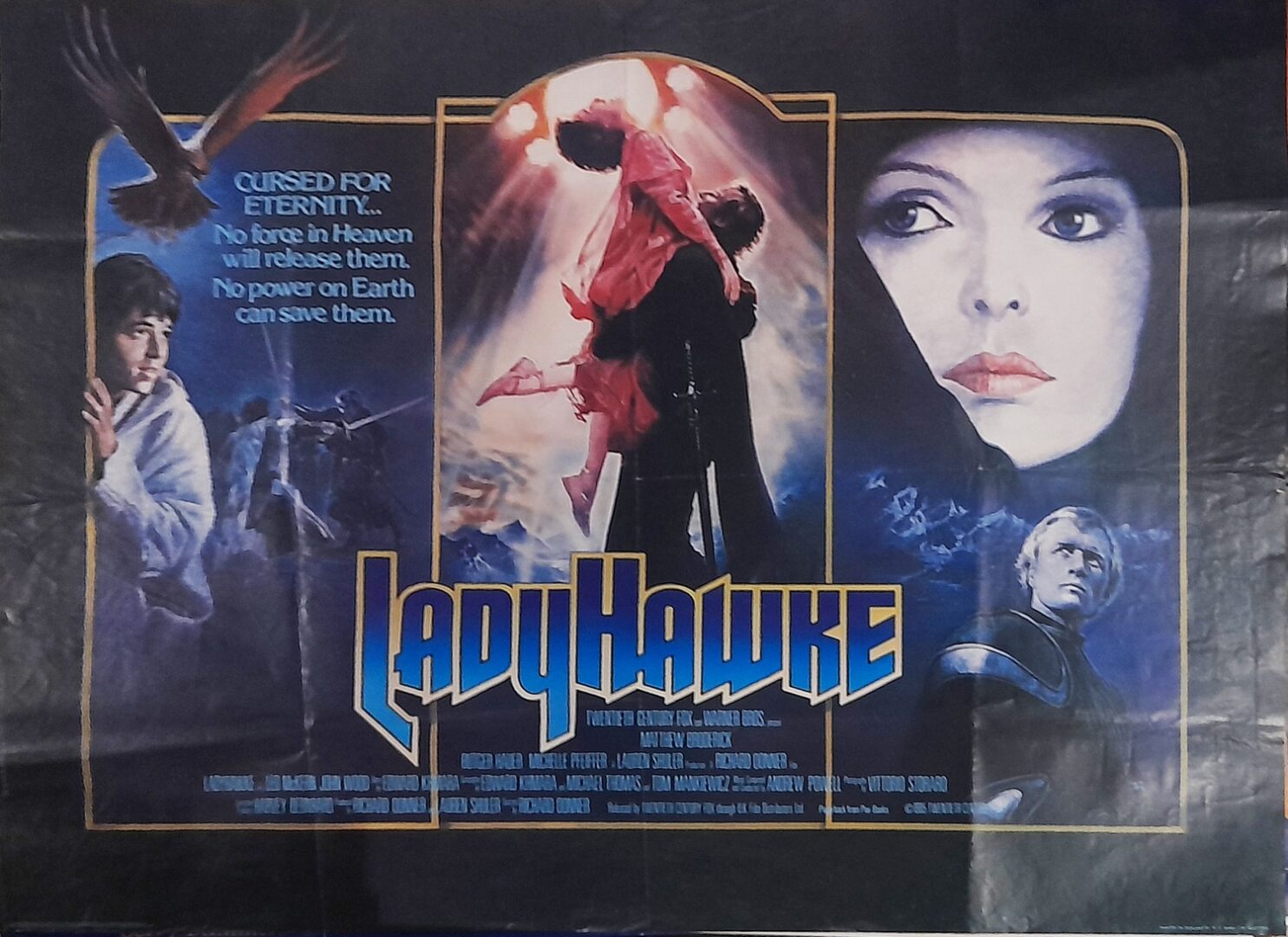 Lady Halcón (1985), quizá el primer romantasy de la historia del cine