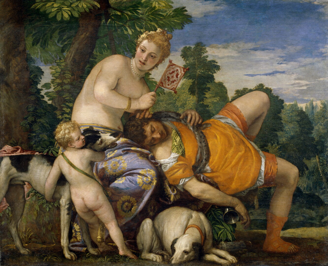 'Venus y Adonis', cuadro de Paolo Veronese