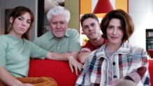 Victoria Luengo, Pedro Almodóvar, Patrick Criado y Bárbara Lennie
