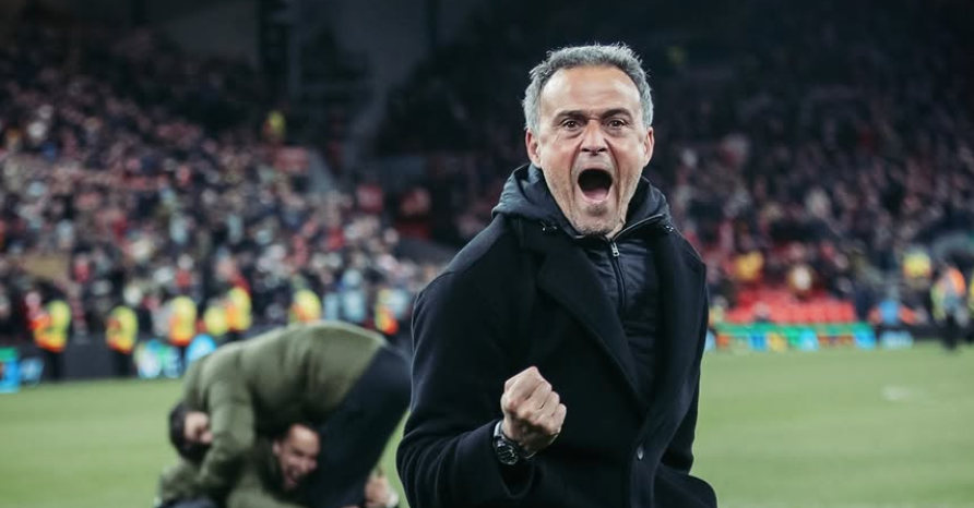 El entrenador del PSG Luis Enrique