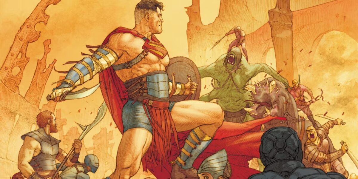 El cómic de Superman como gladiador, la saga Warworld