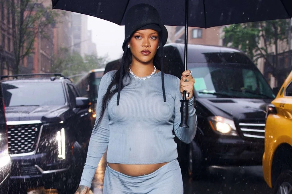 Esconder la barrida del embarazo, o no como Rihanna
