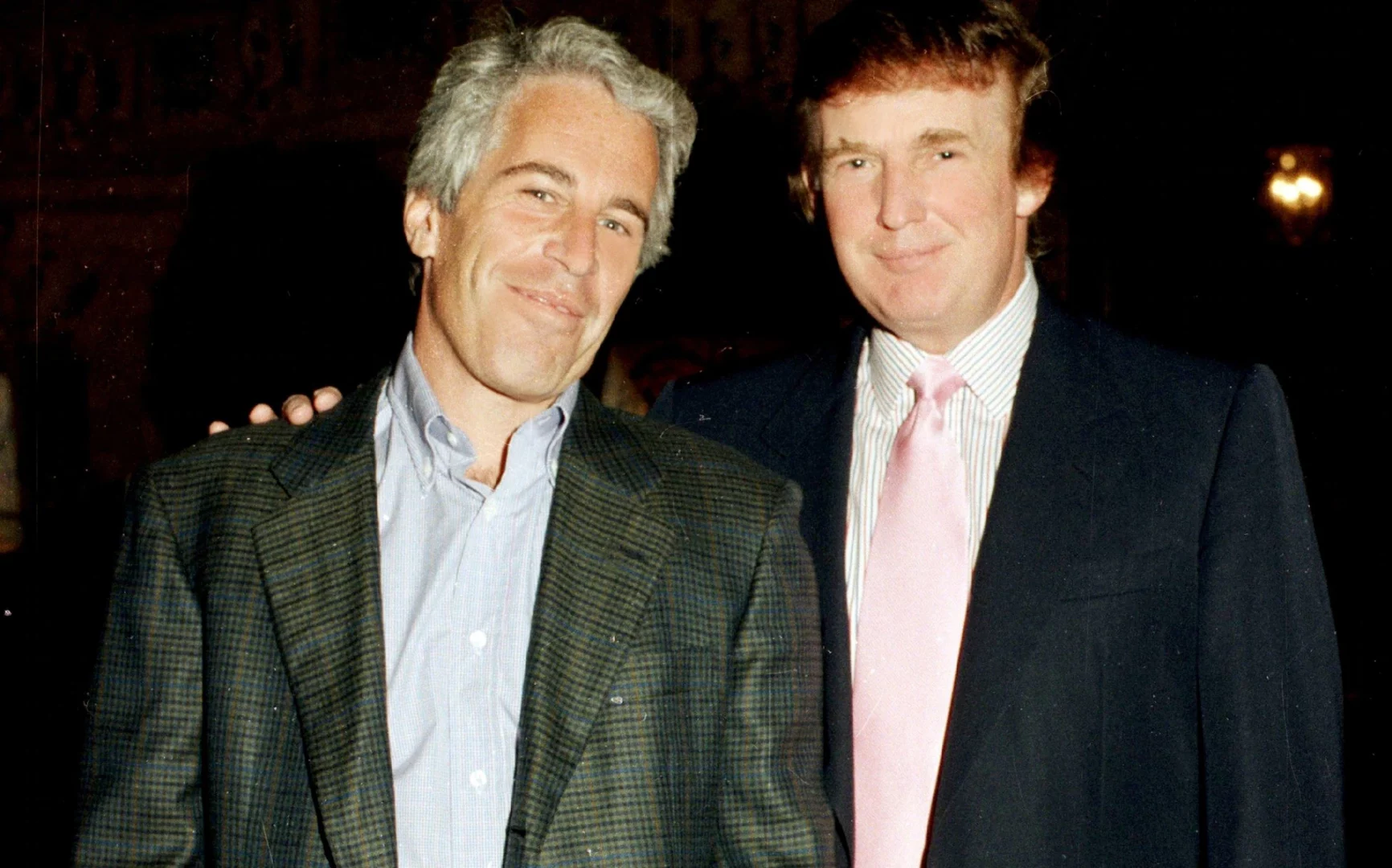 Jeff Epstein y Donald Trump, en Florida durante el año 1997