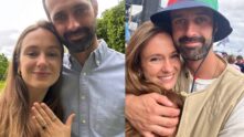 Marina Windsor junto a su ahora prometido Nico Macauley