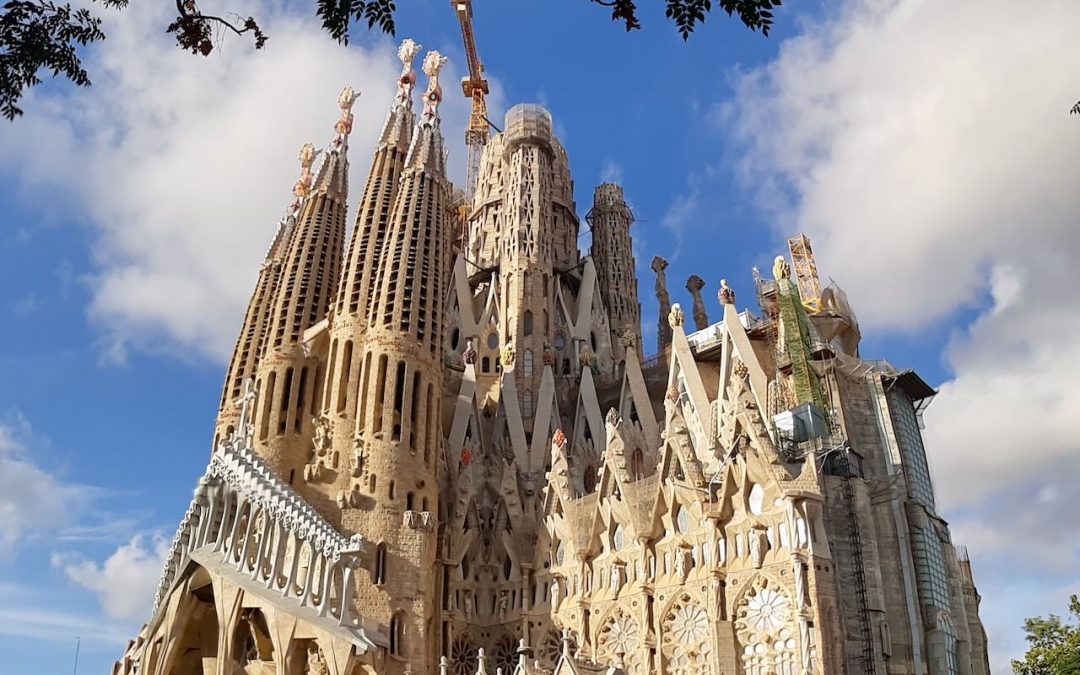 Otra vista de la Sagrada Familia, en el corazón de Barcelona