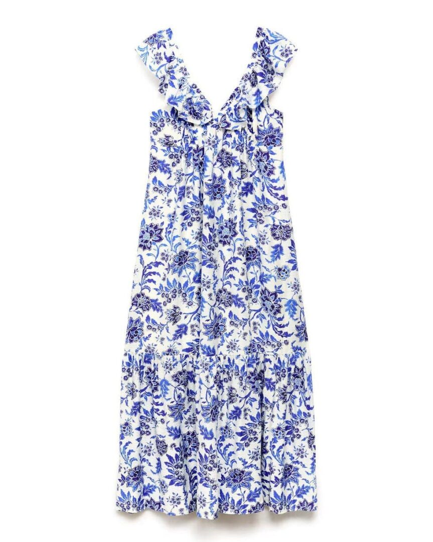 Vestido boho largo de Mango verano 2025