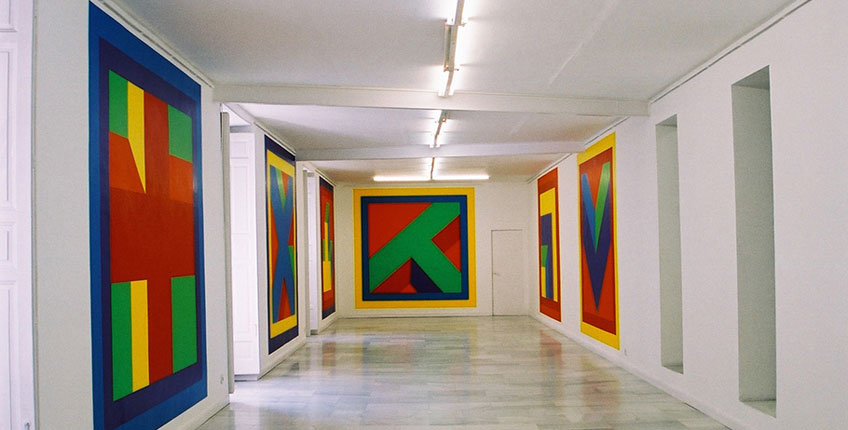 La Galería Juana de Aizpuru, en la calle Barquillo de Madrid