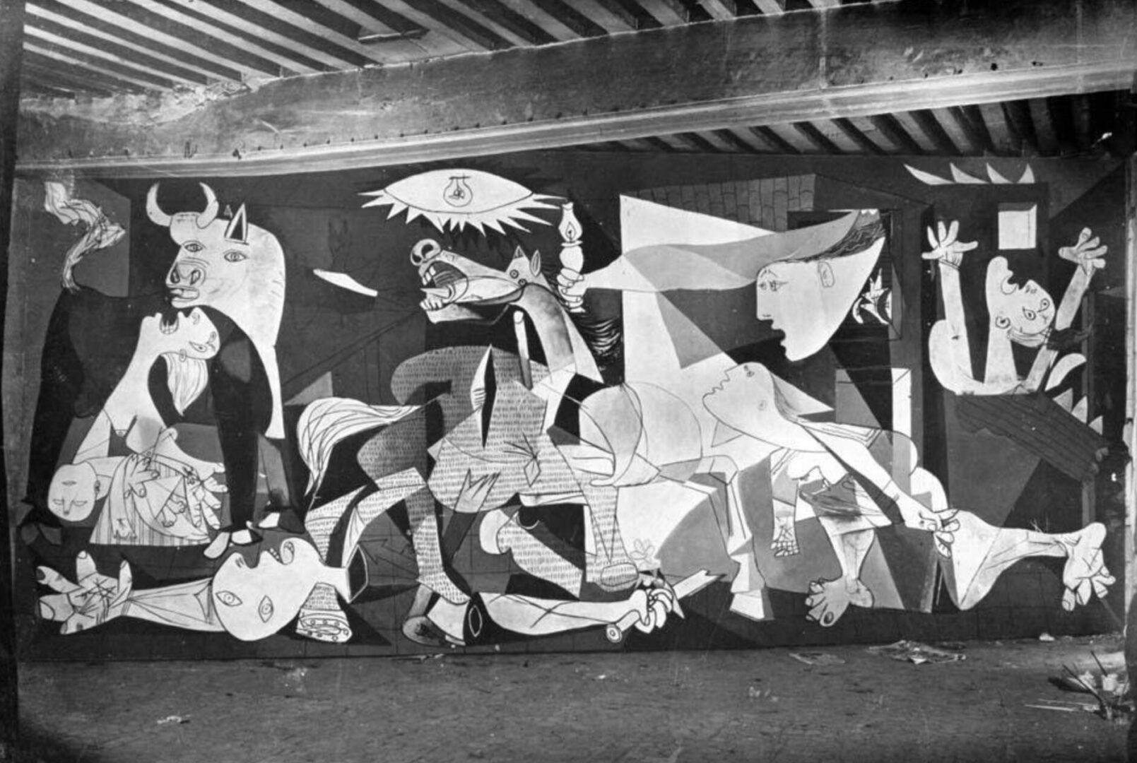 'Reportaje sobre la evolución de el Guernica', de Dora Maar. 1937. Cortesía Museo Nacional Centro de Arte Reina Sofía Vegap