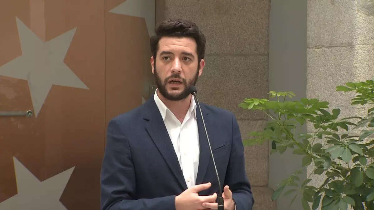 César Zafra en la Asamblea de Madrid