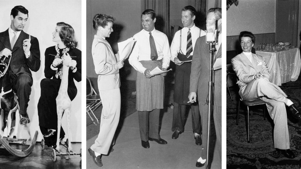 La actriz Katherine Hepburn fue una gran defensora de que las mujeres llevaran pantalones